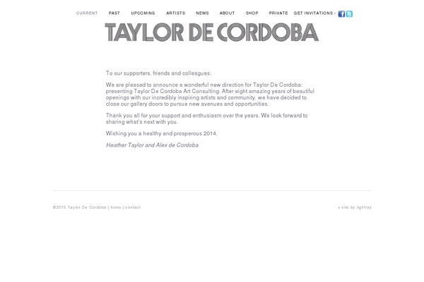 taylordecordoba.com site used Tdc