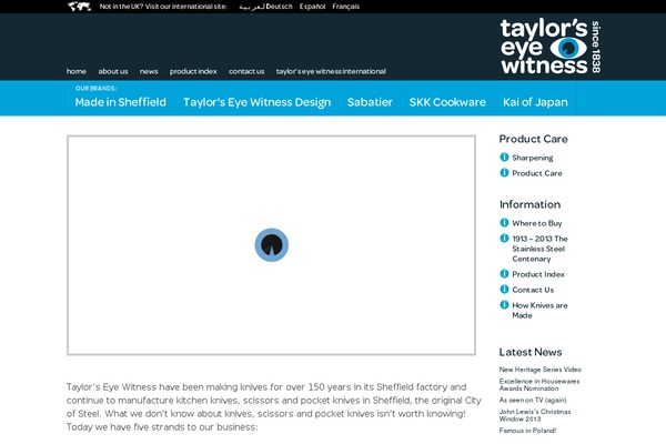 WordPress website example screenshot