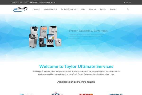 BeTheme Child theme site design template sample