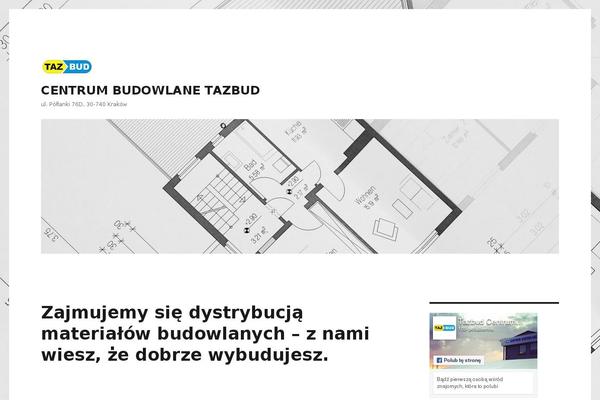 tazbud.pl site used Twenty Sixteen