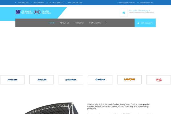 WordPress website example screenshot