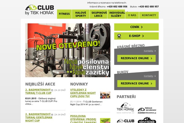 tclub.cz site used Tclub.cz