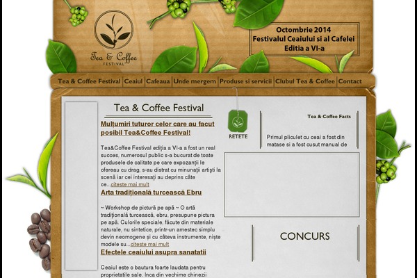 tea-coffee.ro site used Tea-coffee