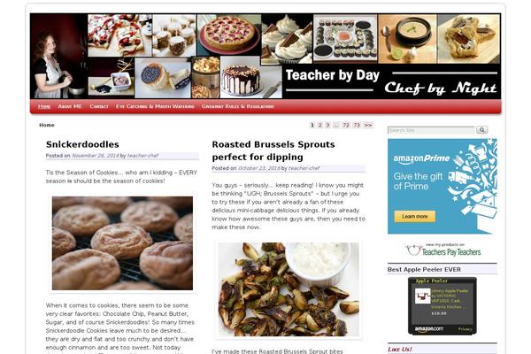 teacher-chef.com site used Kale