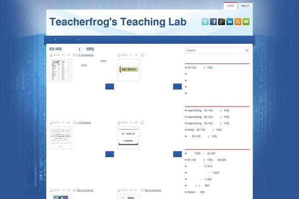 Learner theme site design template sample
