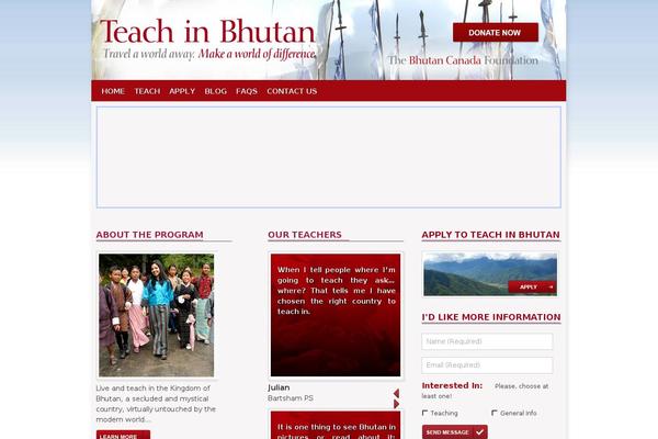 teachinbhutan.org site used Tib