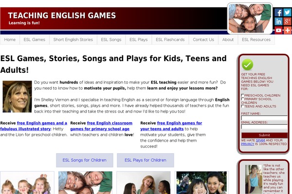 WordPress website example screenshot