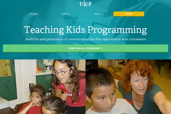 teachingkidsprogramming.org site used Tkp
