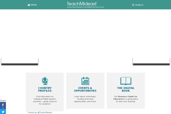 teachmideast.org site used Teachmideast