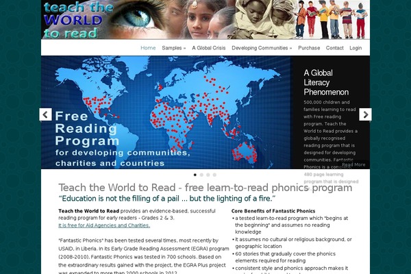 teachtheworldtoread.com site used WPLMS