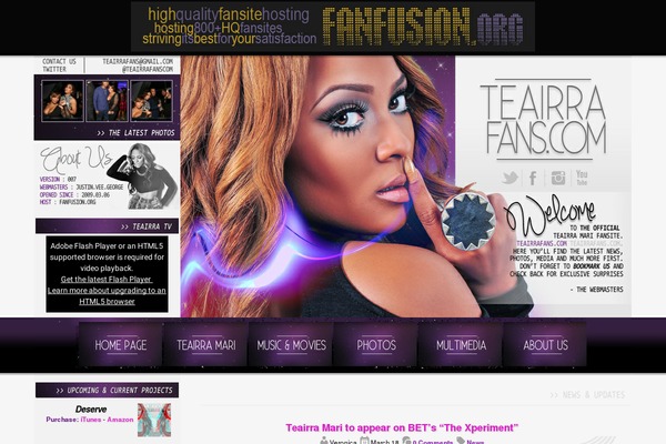 teairrafans.com site used Music-star