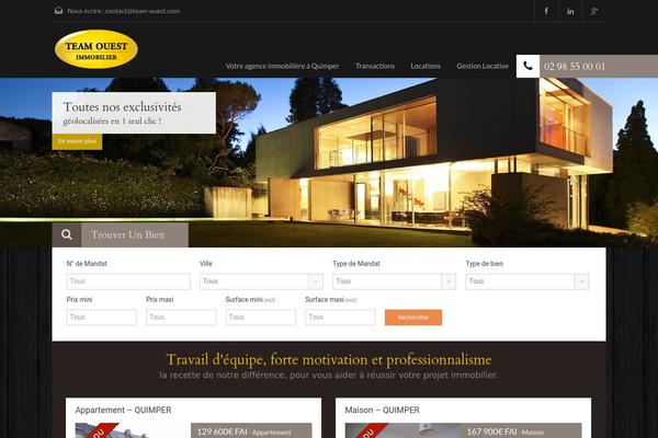 team-ouest-immobilier.com site used Realhomes Child