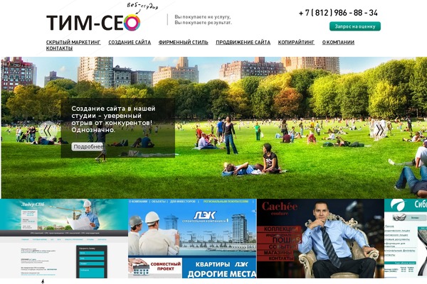 WordPress website example screenshot