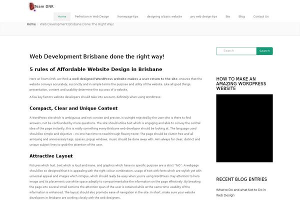 Avnii theme site design template sample