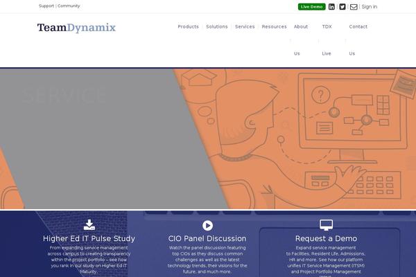 teamdynamix.com site used Theme2018