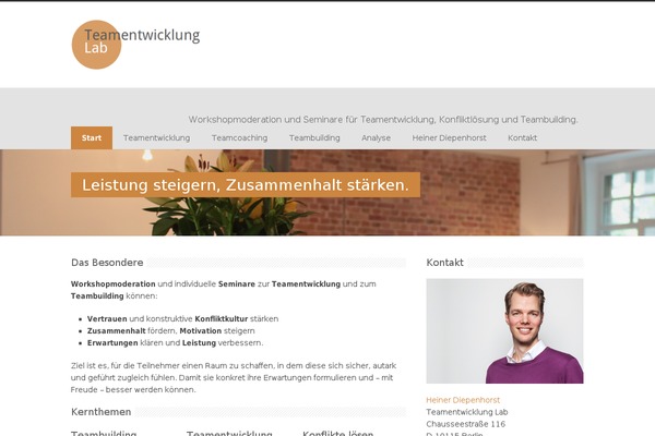 teamentwicklung-lab.de site used Teamlab