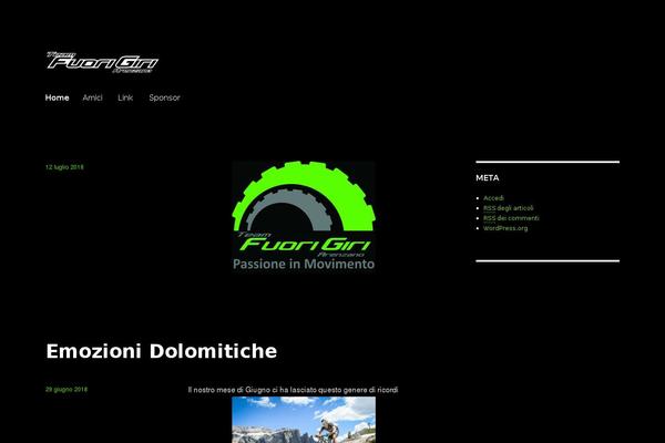 Twenty Sixteen theme site design template sample