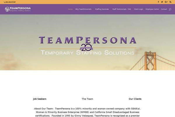 teampersona.com site used Divi3-0