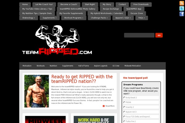 teamripped.com site used Divi-teamripped