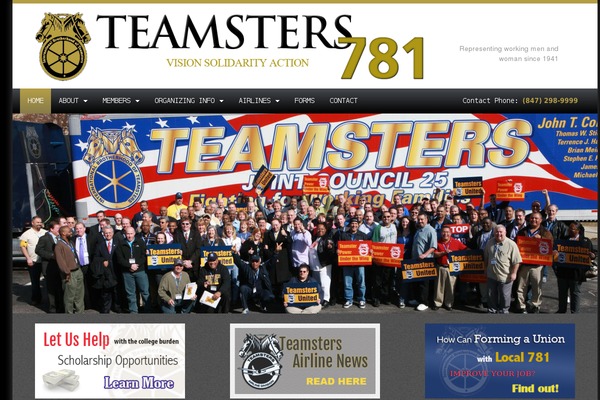 teamsters781.org site used Theme1818