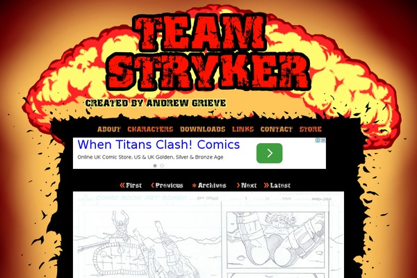 teamstrykercomic.com site used Comicpress-old