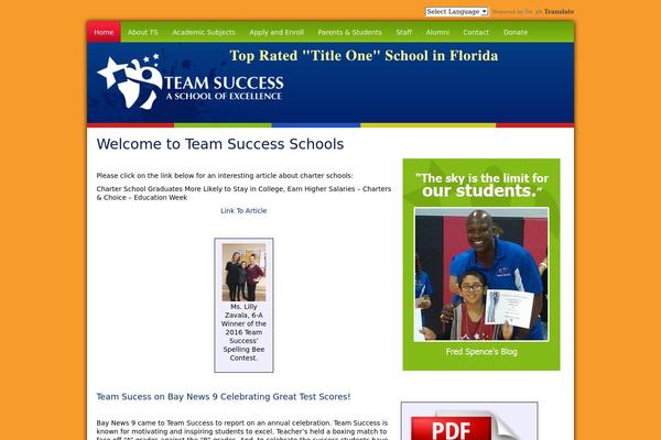 TeamSuccessTheme theme websites examples