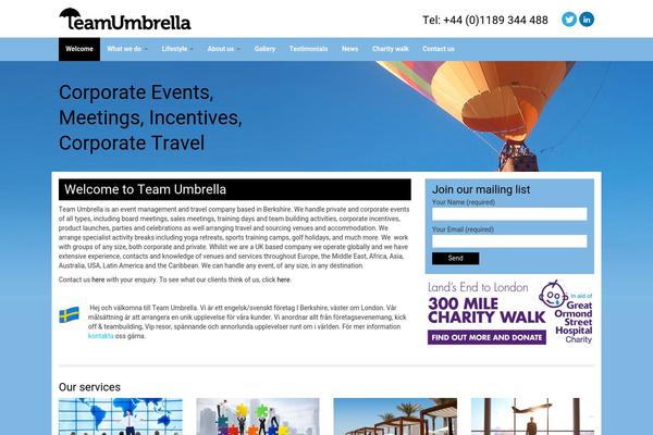 teamumbrella.net site used Basecamp