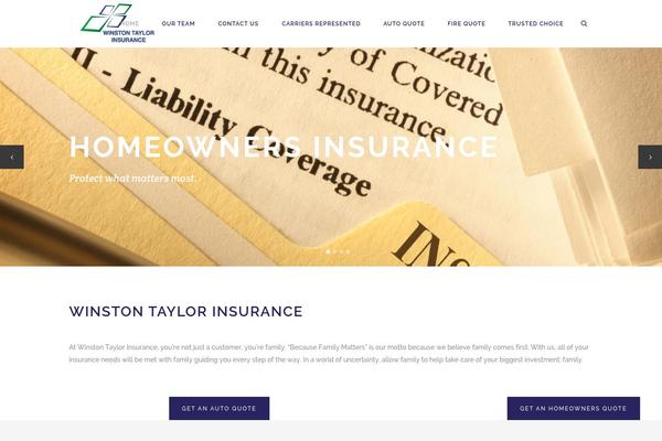 teamwinston.com site used Lawyer Landing Page