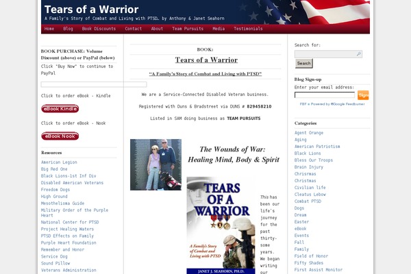 tearsofawarrior.com site used Tearsofawarrior