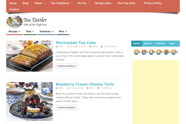 Site using Simple Social Icons plugin