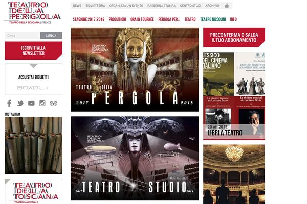 teatrodellapergola.com site used Pergola