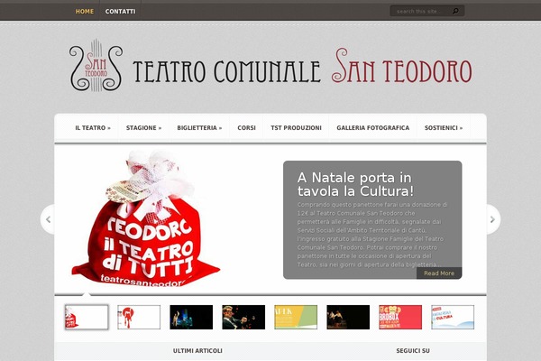 teatrosanteodoro.it site used Teodoro2017