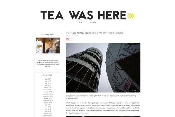teawashere.com site used Dainty