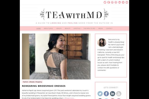 teawithmd.com site used Charlotte-blog-1.1