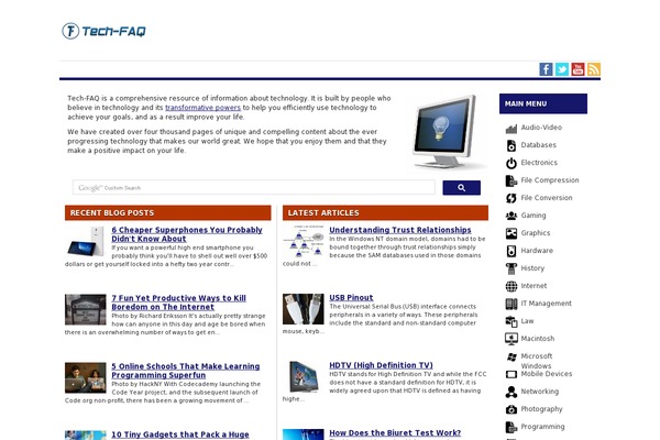 tech-faq.com site used Original