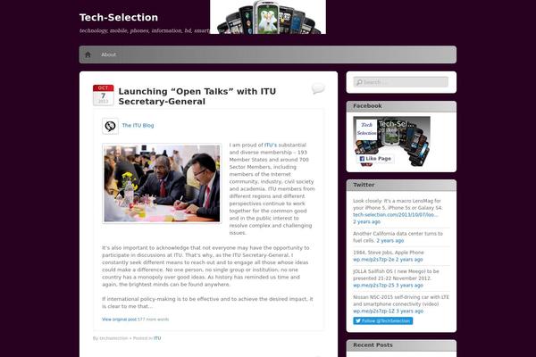 WordPress website example screenshot