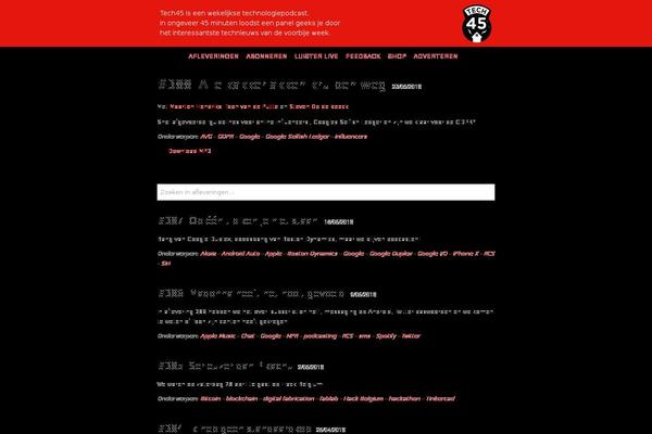 tech45.eu site used Tech45-2021