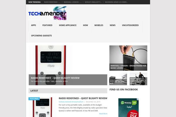 Bloggem theme site design template sample