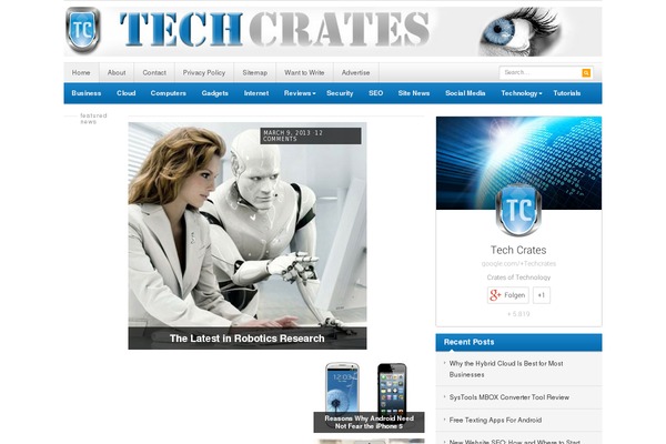 techcrates.com site used Techcrates