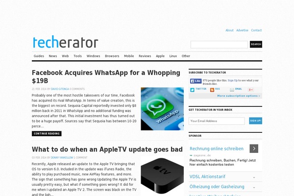 WordPress website example screenshot