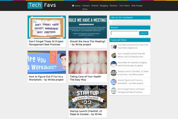 Techblog theme site design template sample