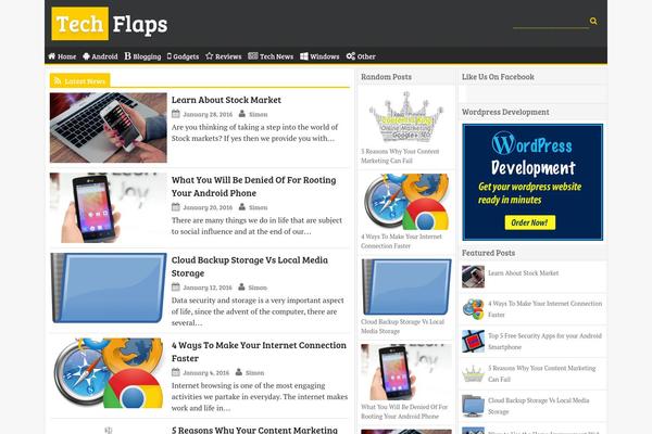 techflaps.com site used Files