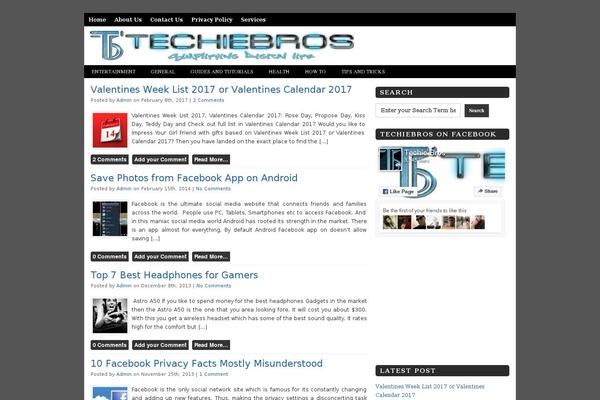 Techmaish theme site design template sample