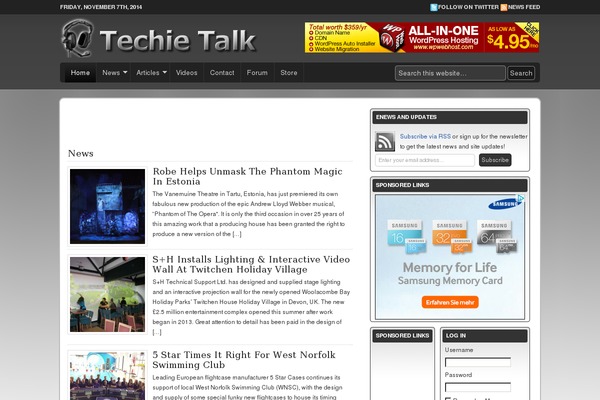 Magazine Pro theme site design template sample