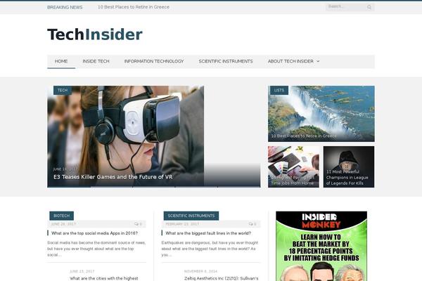 SmartMag theme site design template sample