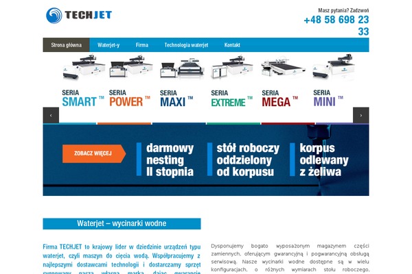 techjet.eu site used Techjet