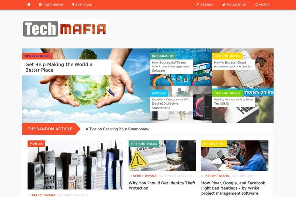 Foxiz theme site design template sample