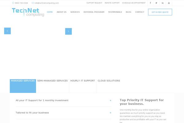 WordPress website example screenshot