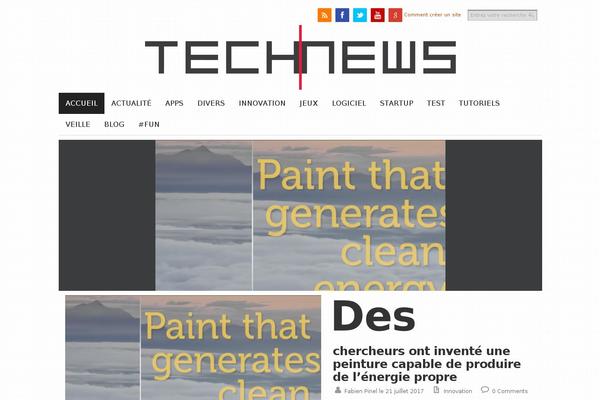 technews.fr site used Enormoz