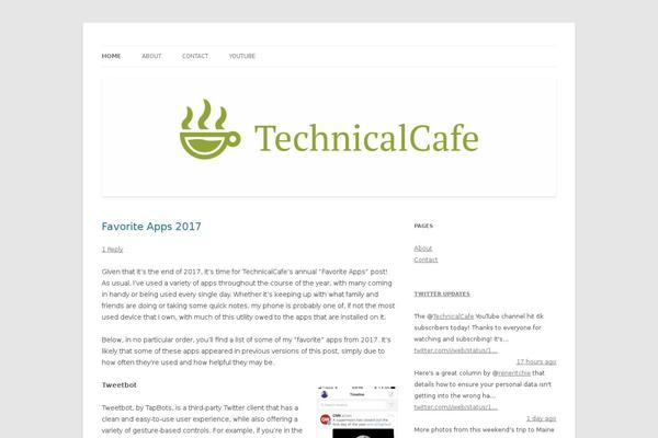 WordPress website example screenshot